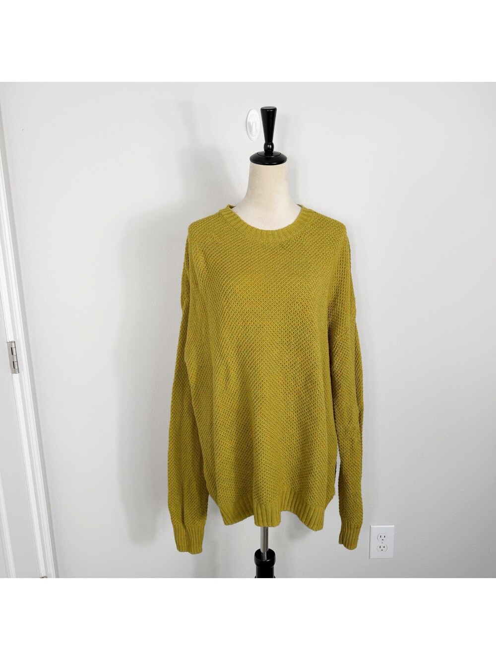 BDG Urban Outfitters Womens Oversized Chunky Knit Sweater Yellow Marled Size XL